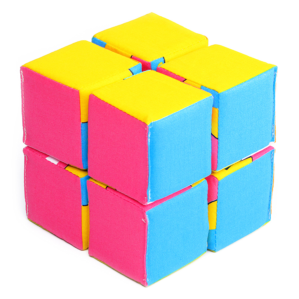 Набор из 8 кубиков – Зверята из серии Собери картинку  
